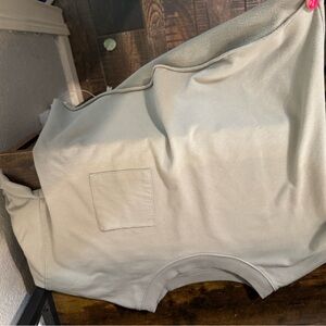 Beige Casual Sweatshirt